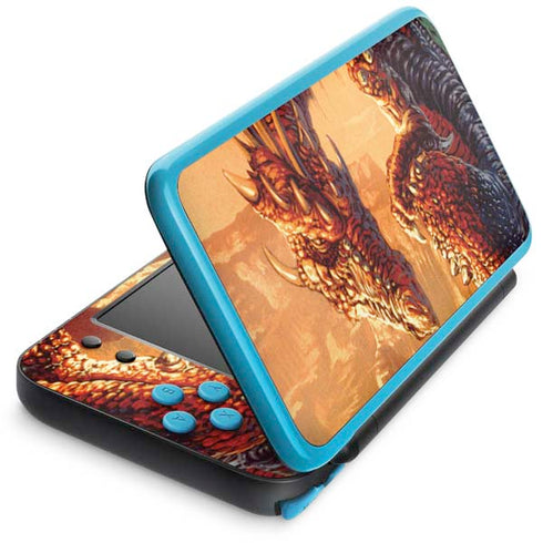 Bravery Misplaced Dragon and Knight by Ed Beard Jr Nintendo Skins